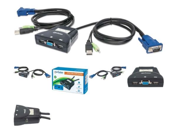 MH KVM 2-port mini switch