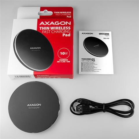 MOB DOD AXA WDC-P10T thin Wireless Fast Charging Pad, Qi 5/7.5/10W