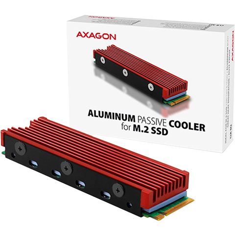 AXAGON CLR-M2 pasivni hladnjak za - M.2 SSD, 80mm SSD