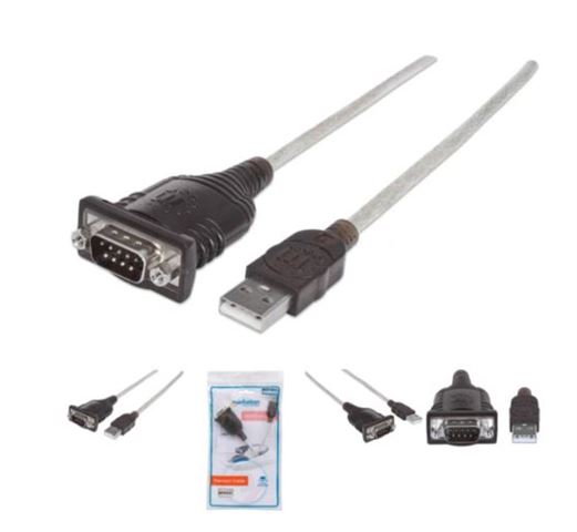 MH konverter kabel, USB-A muški to Serial port, 45 cm