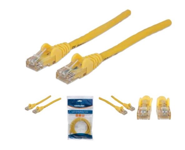 Network Cable, Cat6 compatible, CCA, U/UTP, PVC, 2 m, Y