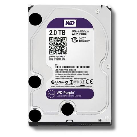 Hard Disk Western Digital Purple™ Surveillance 2TB 3,5"