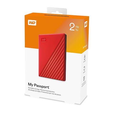 HDD Eksterni WD My Passport Red 2TB 2,5" WDBYVG0020BRD-WESN