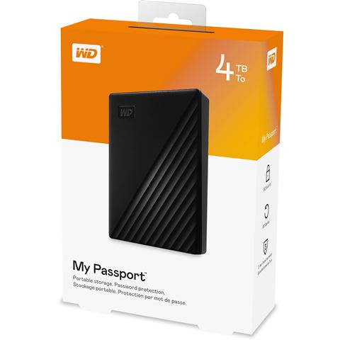 HDD Eksterni WD My Passport Black 4TB 2,5" WDBPKJ0040BBK-WESN