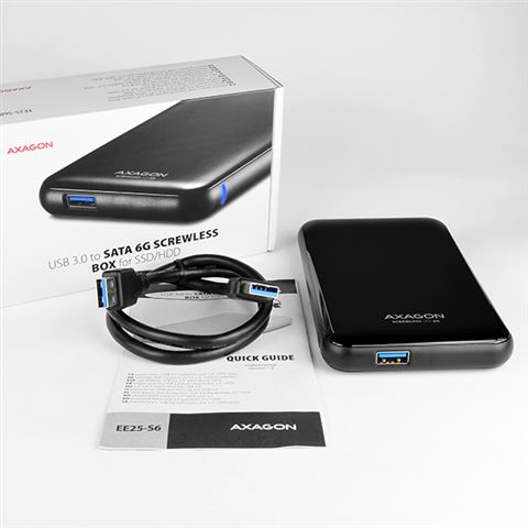 AXAGON EE25-S6B USB3.0 - SATA 6G 2.5" HDD/SSD ladica za disk