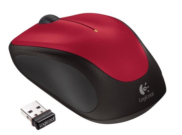 Miš bežični Logitech M235 crveni