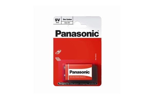 PANASONIC baterije 6F22RZ/1BP Zinc Carbon