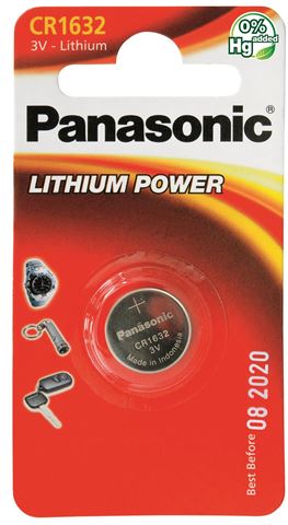 PANASONIC baterije male CR-1632EL/1B Lithium Coin