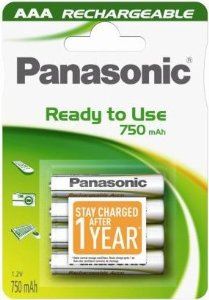 PANASONIC baterije HHR-4MVE/4BC, 750mAh, punj. Ready to use