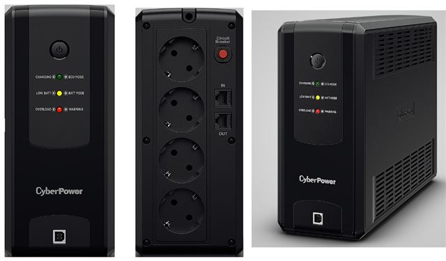 CyberPower 1050VA/630W UT1050EG, line-int., šuko, desktop