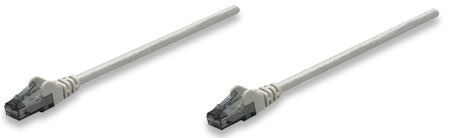 Intellinet prespojni mrežni kabel Cat.6 UTP PVC 0.5m sivi