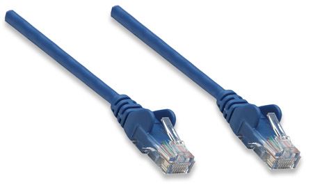 Intellinet prespojni mrežni kabel Cat.5e UTP PVC 0.5m plavi