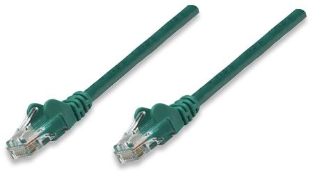 Intellinet prespojni mrežni kabel Cat.5e UTP PVC 5m zeleni