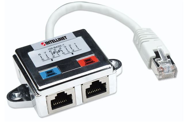 Intellinet 2-Port Modular Distributor 504195
