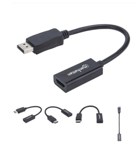 MH adapter pasivni DP Muški/HDMI Ženski, crni
