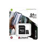 MEM SD MICRO 64GB Canvas Plus + ADP