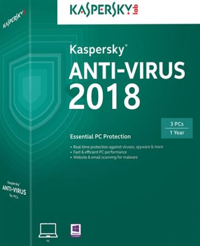 Kaspersky Anti-Virus 1D 1Y renewal