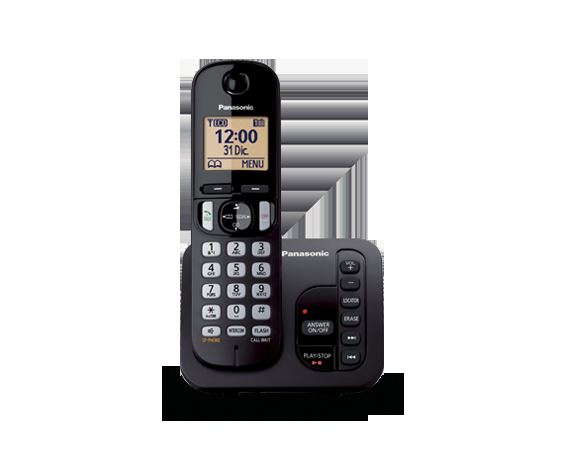 PANASONIC telefon bežični KX-TGC220FXB (TAM) sekretarica crni