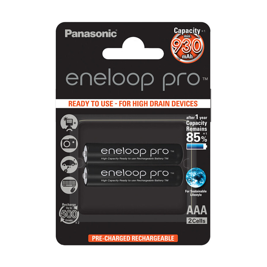 Panasonic eneloop pro AAA2B (BK-4HCDE2CP) punjive baterije