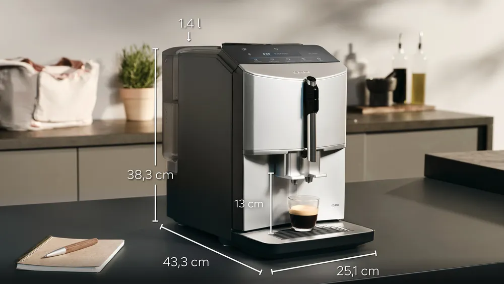 SIEMENS Automatic caffe aparat coffeeDirect, iAroma sustav One-touch, INOX