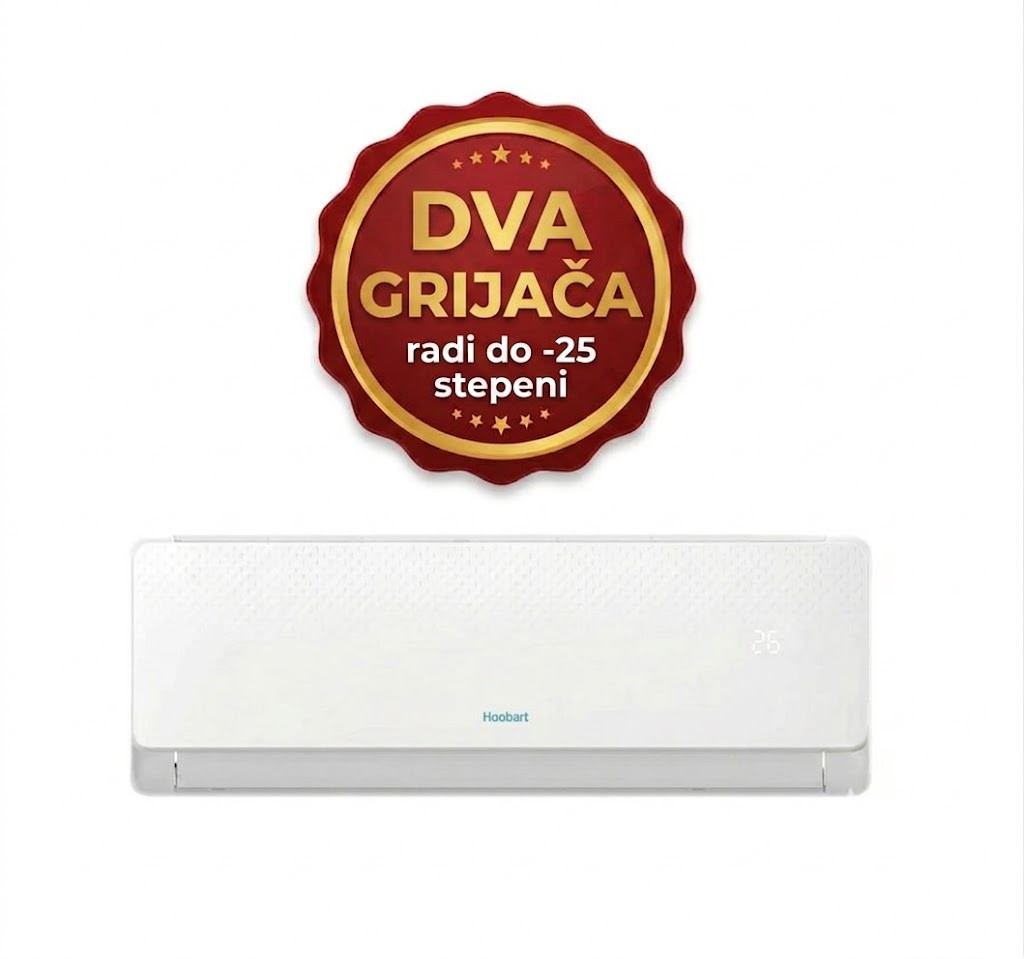 Hoobart Inverter Klima 18.000 BTU WiFi A++ 5,3 kW – Grijanje -25°C