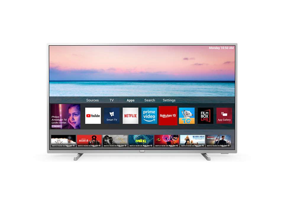 Philips 50PUS6554/12 4K UHD LED Smart TV 