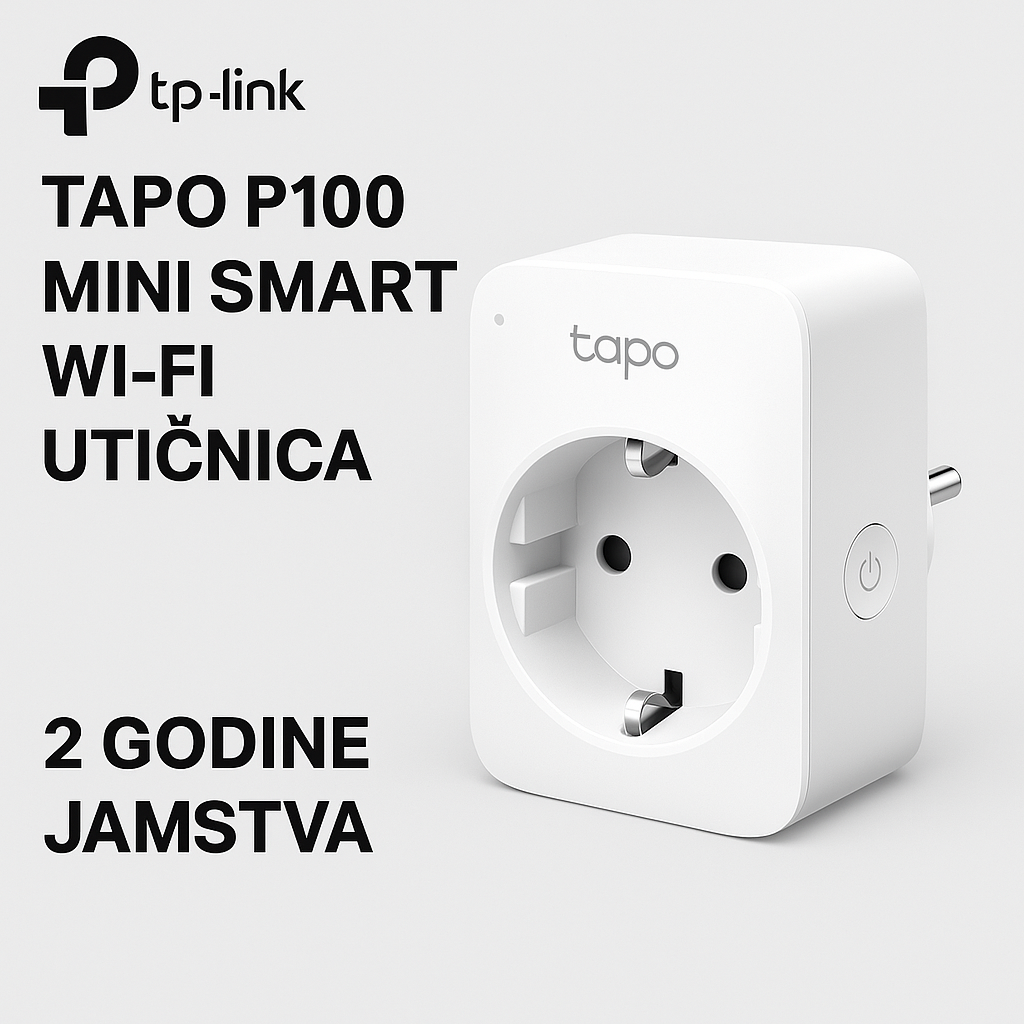 TP-LINK TAPO P100 MINI SMART WI-FI UTIČNICA