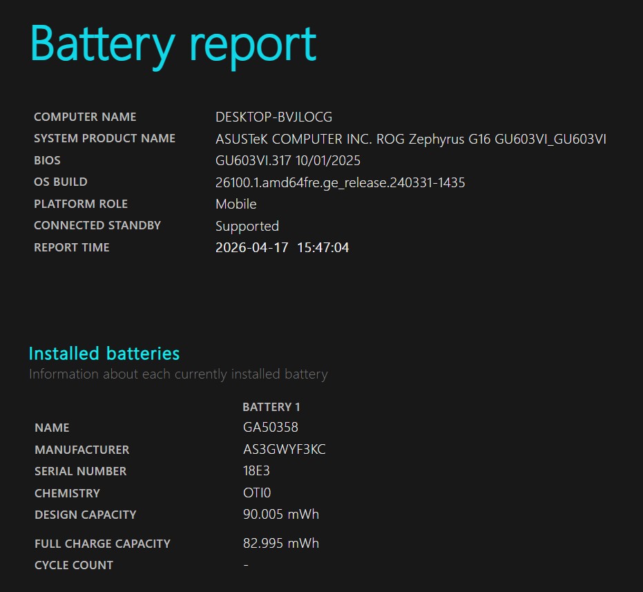 ASUS ROG Zephyrus G16 i7-13620H 32GB 2TB RTX 4070 16" 165Hz