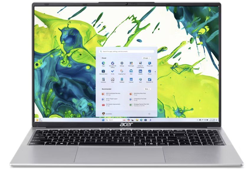 Acer Aspire Lite 16-54P-52VV – Core 5-120U, 16GB DDR5, 512GB SSD, 16" FHD IPS