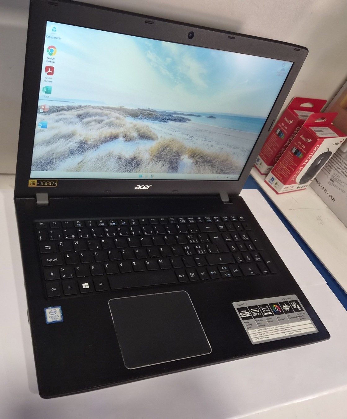 Acer Aspire E5-575-56L6 – i5-7200U, 8GB, 256GB NVMe, FHD IPS