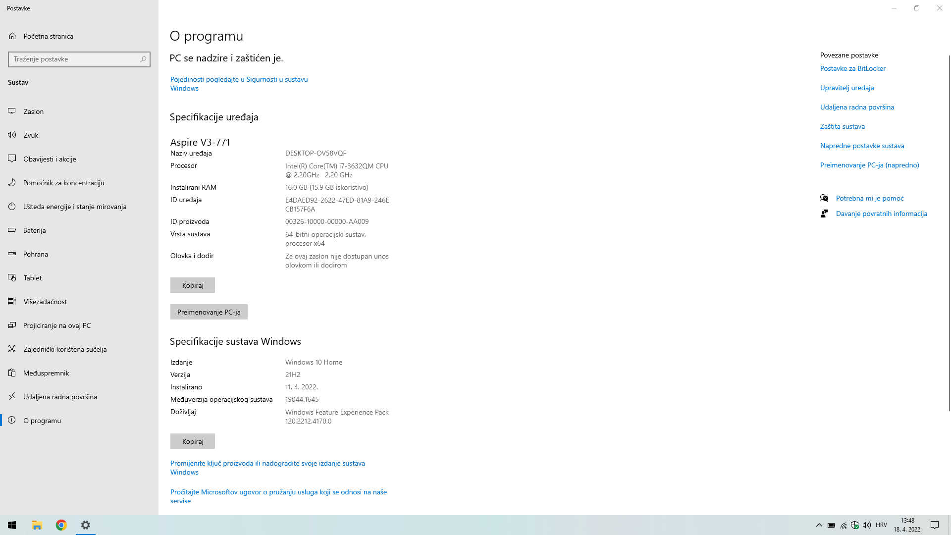 Acer Aspire V3-771G