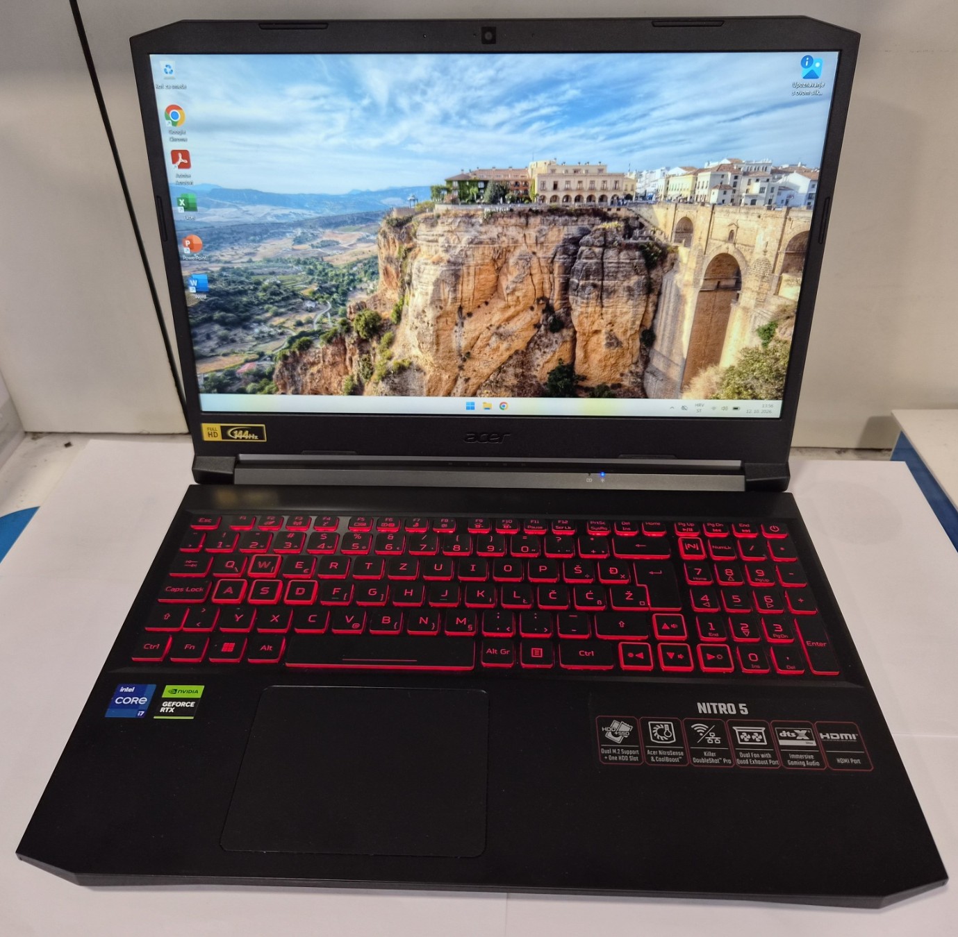 Acer Nitro 5 AN515-57-70N4 Gaming – i7-11600H, RTX 3050, 16GB, 512GB, 144Hz