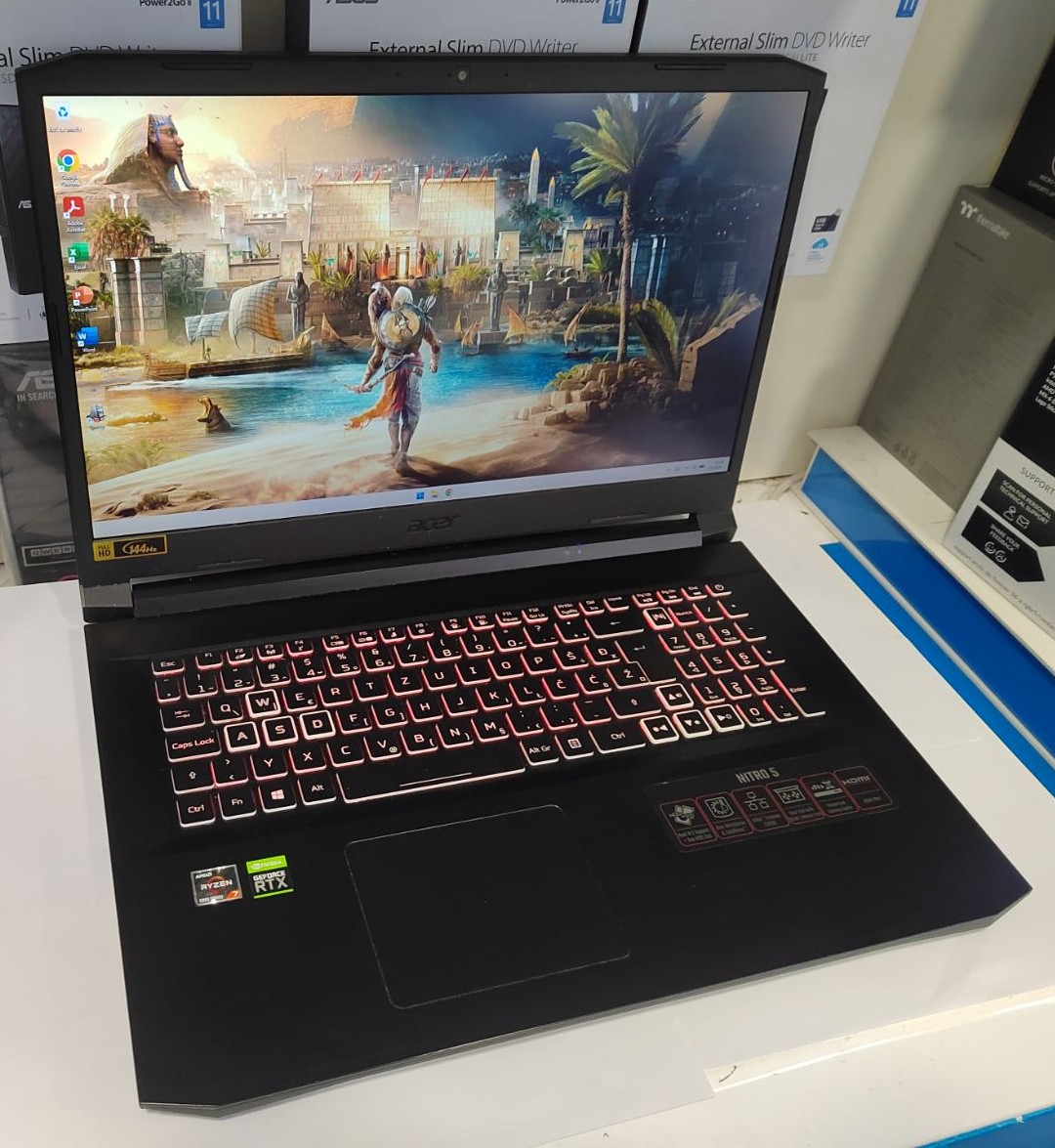 Acer Nitro 5 AN517-41-R61H 17.3" Gaming Laptop – Ryzen 7, RTX 3060, 16GB, 2.5TB