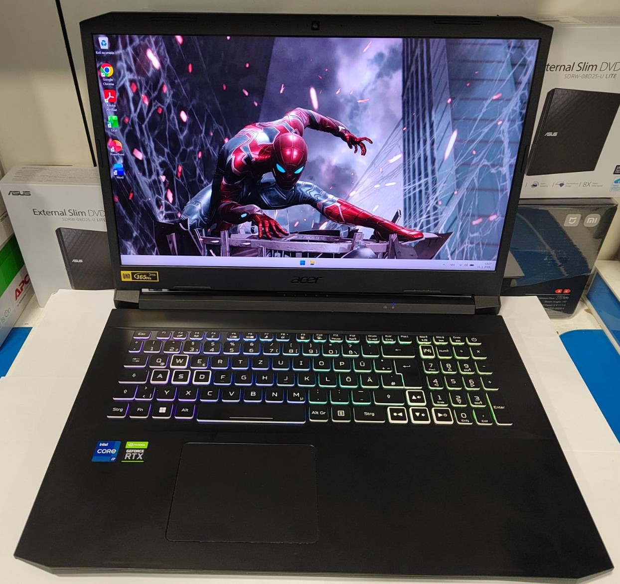 Acer Nitro 5 17,3" QHD 165Hz i7-11800H RTX 3070 16GB/1TB