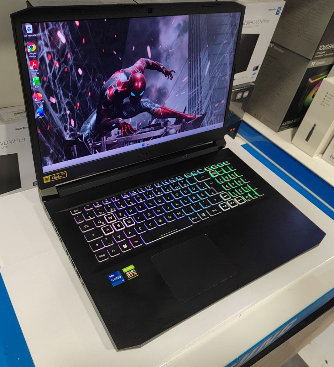 Acer Nitro 5 17,3" QHD 165Hz i7-11800H RTX 3070 16GB/1TB