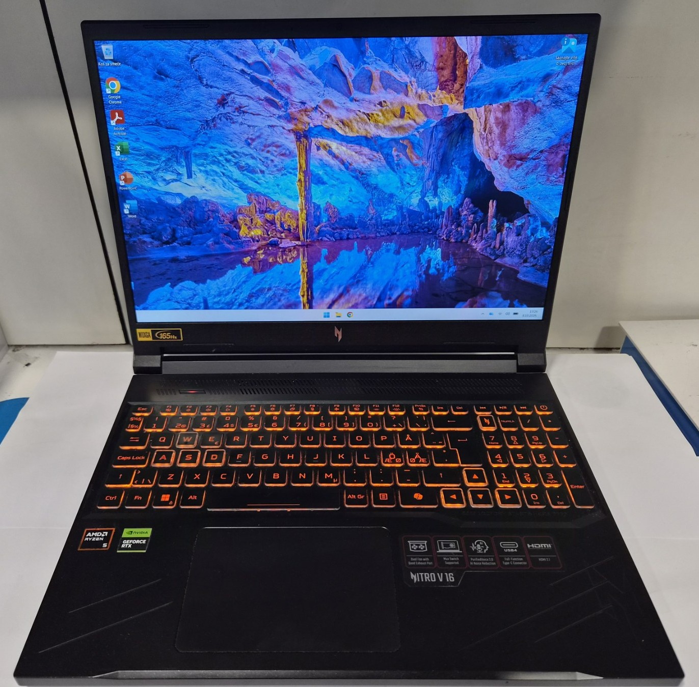 Acer Nitro V 16 ANV16-41-R9P3 – Ryzen 5 8645HS, RTX 3050 6GB, 16GB, 512GB, 165Hz