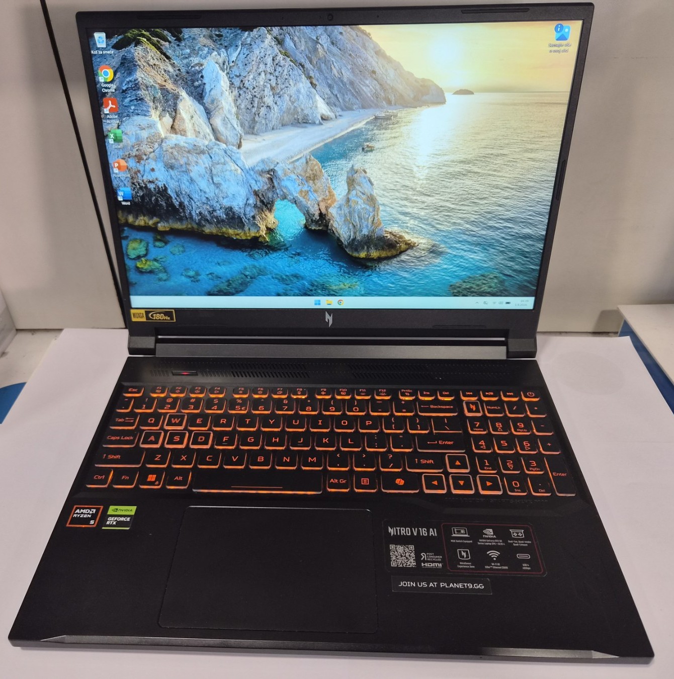 Acer Nitro V ANV16-42 Gaming Ryzen 5 240 RTX 5050 16GB DDR5 512GB SSD 144Hz