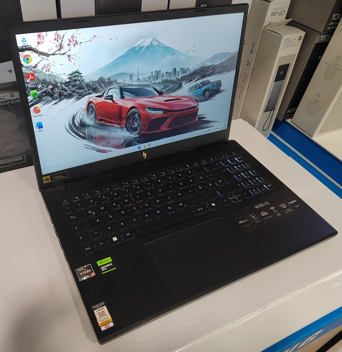 Acer Nitro V15 – Ryzen 5 6600H / RTX 2050 / 16GB DDR5 / 1TB SSD / 165Hz