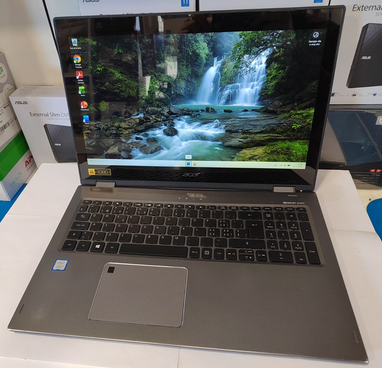 Acer Spin 5 SP515-51N – 15.6" Touch X360, i5, 8GB RAM, SSD + 1TB