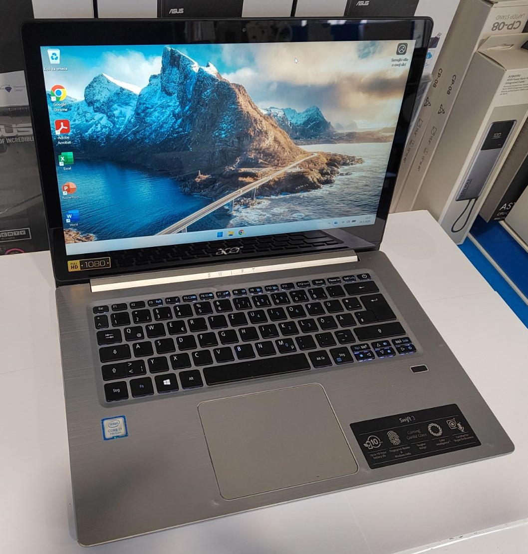 Acer Swift SF314-52-78HJ i7 laptop – 8GB RAM, SSD, Full HD ekran