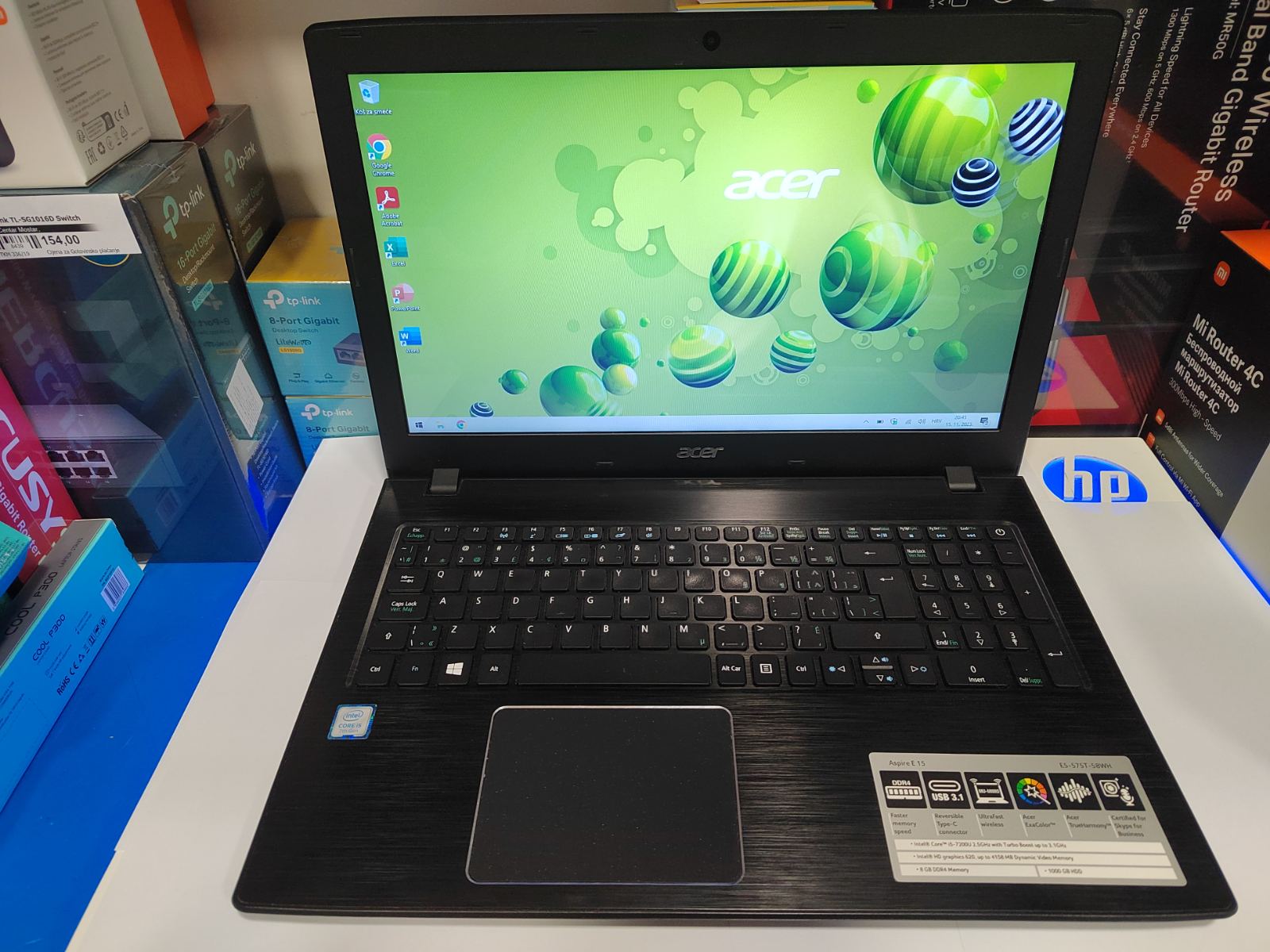 Acer aspire E5-575T-58WH