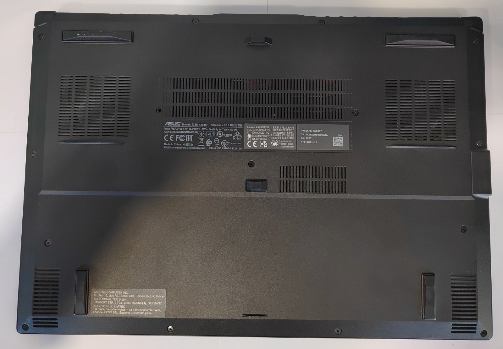 Asus FX516PR-HN103T GAMING!!!