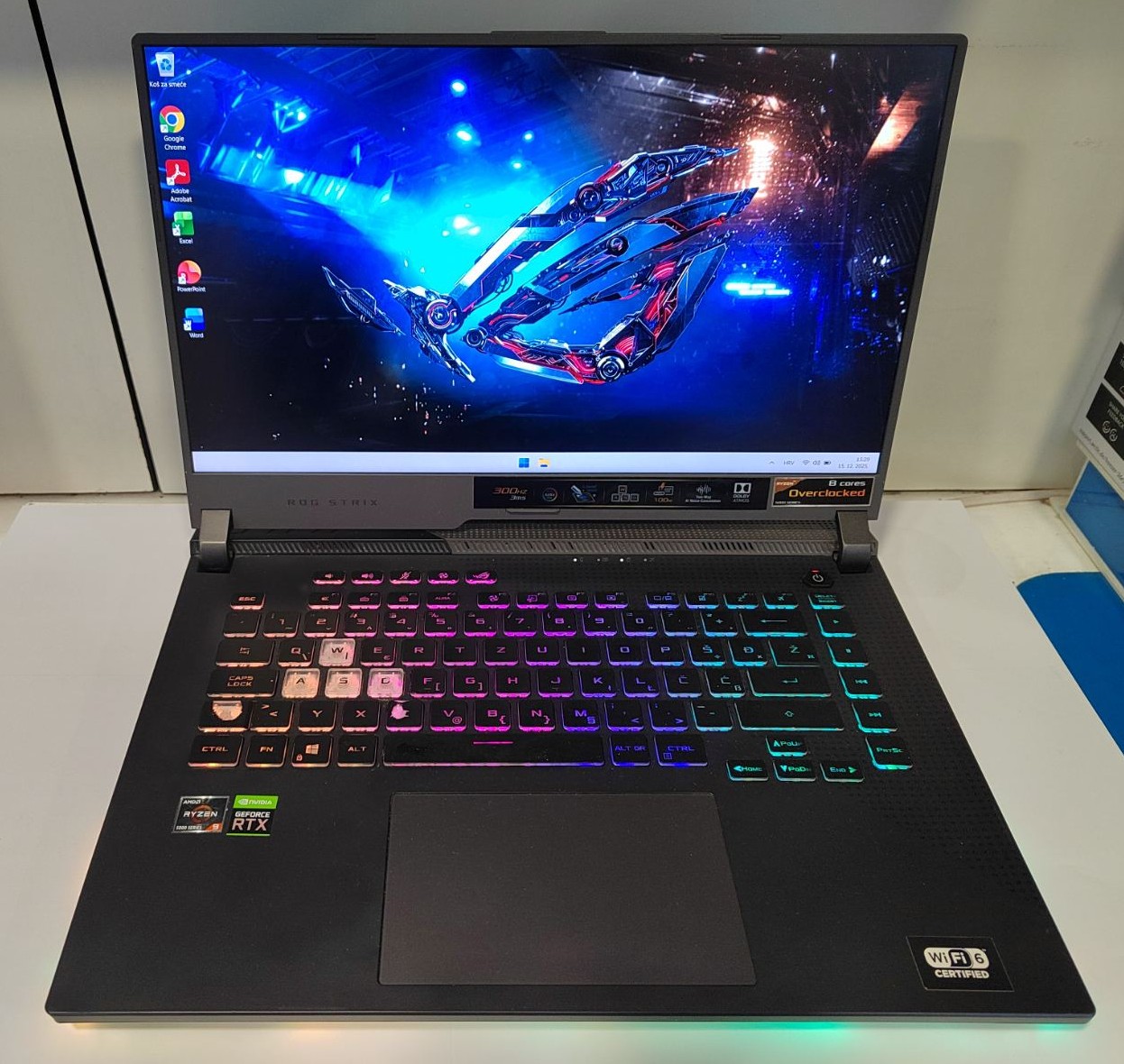 Asus ROG Strix G513QR – Ryzen 9 / RTX 3070 / 16GB RAM / 1TB SSD✅
