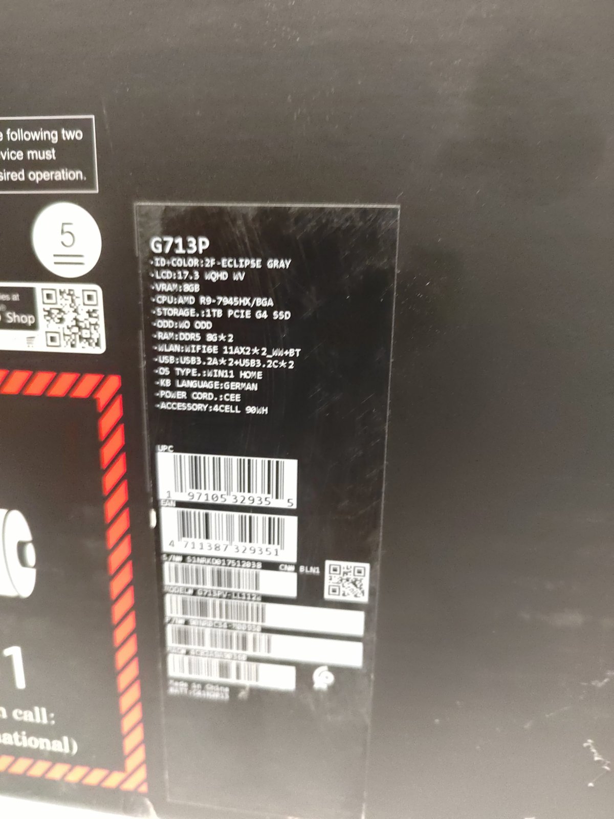 Asus Rog Strix G713PV-LL112W GAMING!!!