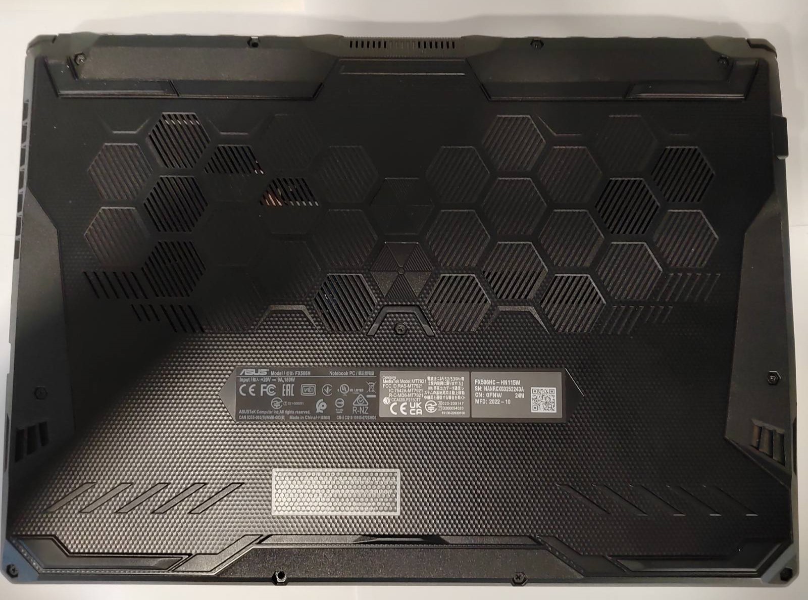 Asus Tuf FX506HC-HN115W GAMING!!!