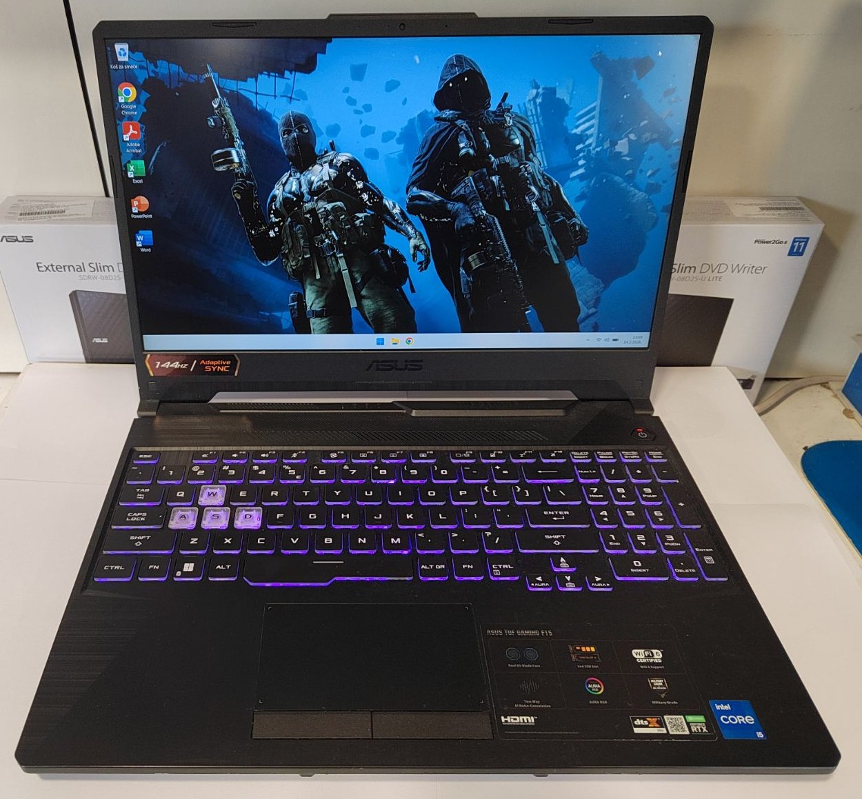 ➡️ ASUS TUF FX506HE – i5 11400H, RTX 3050 Ti, 16GB, 512GB SSD, 144Hz