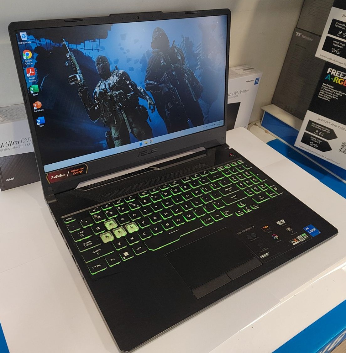 ➡️ ASUS TUF FX506HE – i5 11400H, RTX 3050 Ti, 16GB, 512GB SSD, 144Hz