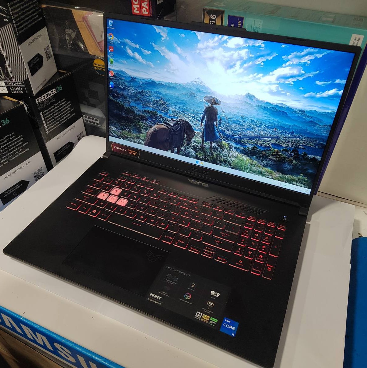 ASUS TUF FX707ZC4-HX036 17.3" Gaming Laptop – i5-12500H, RTX 3050, 16GB RAM, 512GB SSD✅