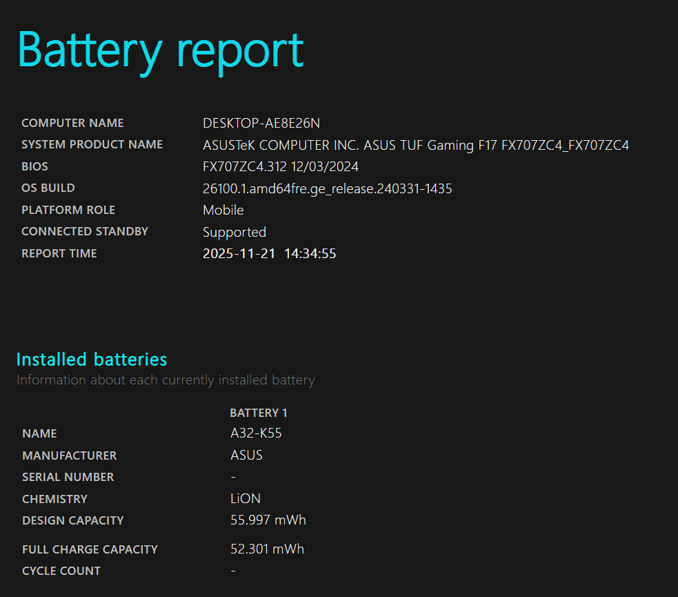 ASUS TUF FX707ZC4-HX036 17.3" Gaming Laptop – i5-12500H, RTX 3050, 16GB RAM, 512GB SSD✅