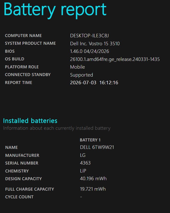 Dell Vostro 15 3510 – Intel Core i5, 8GB RAM, 512GB NVMe SSD